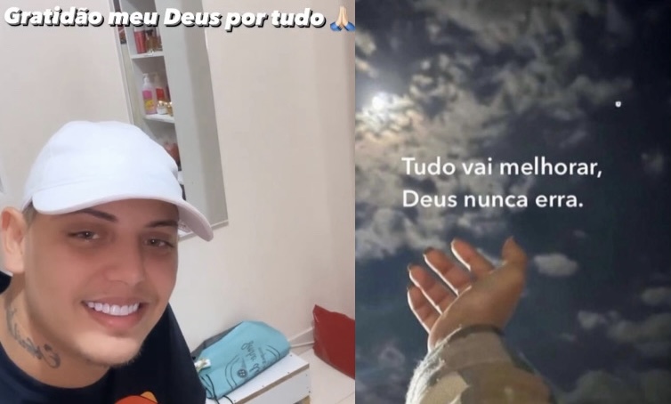 “Deus me castigou mas não me entregou a m0rte”, diz blogueiro ‘Vitinho Cell’ ao ser solto após 1 mês na prisão em Manaus
