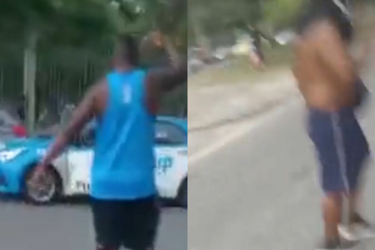 Torcedores do Flamengo espancam vascaíno e comemoram; veja vídeo