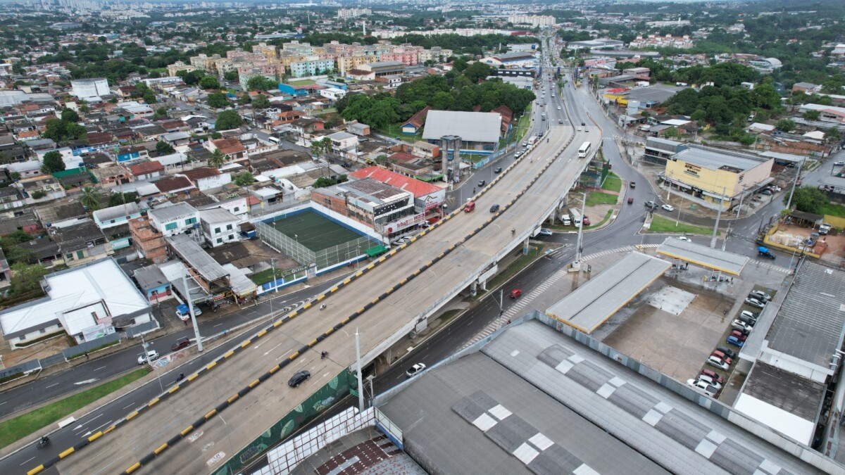 Prefeitura de Manaus retoma última etapa de obras no viaduto do Manoa