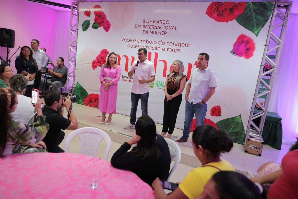 No Dia da Mulher, Wilson Lima destaca que 90% do programa Auxílio Estadual é destinado as chefes de família