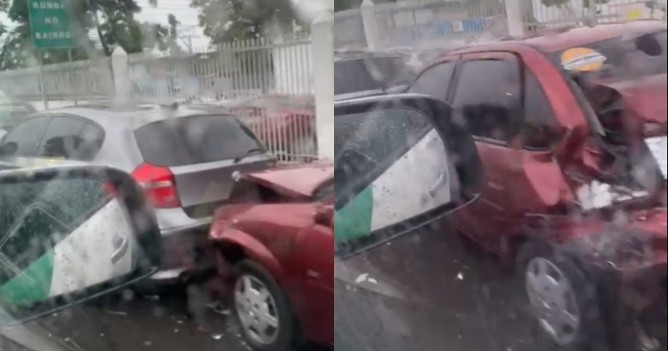 Motorista bêbado tenta fugir da polícia e causa grave acidente em Manaus; veja vídeo