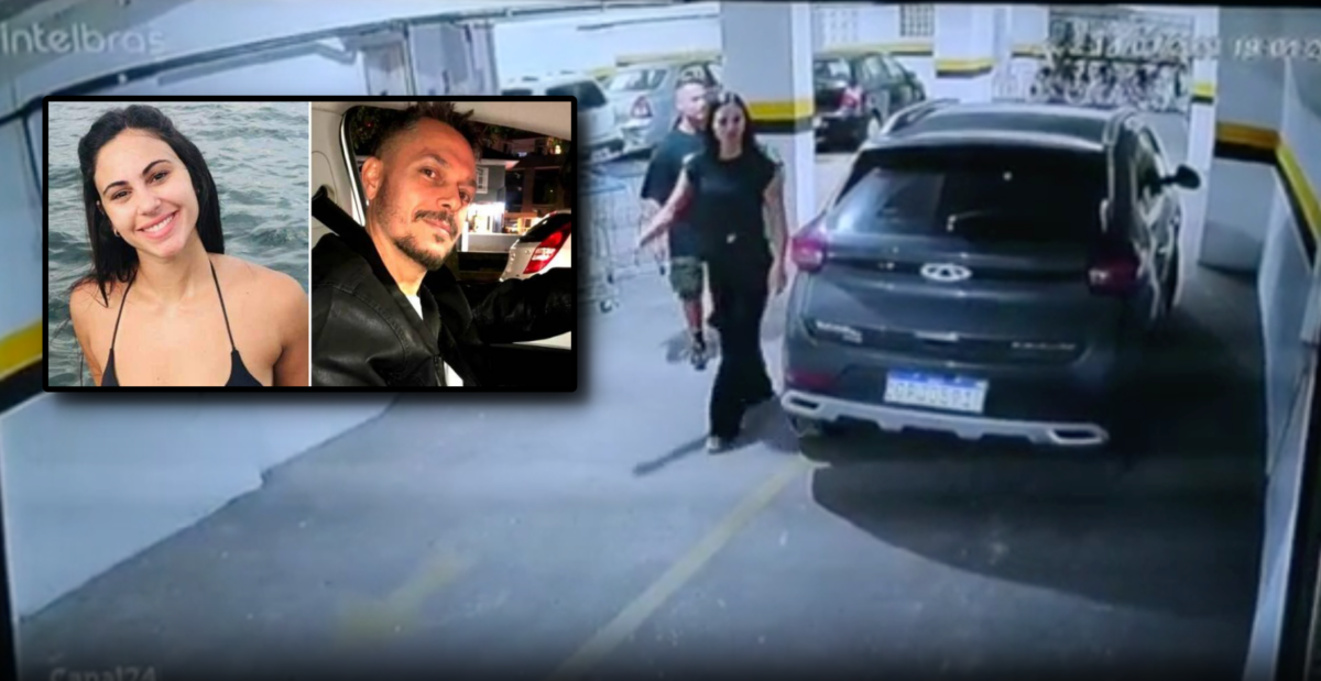 Tudo filmado: linda jovem é brutalmente assassinada pelo ex em garagem de prédio; veja vídeo