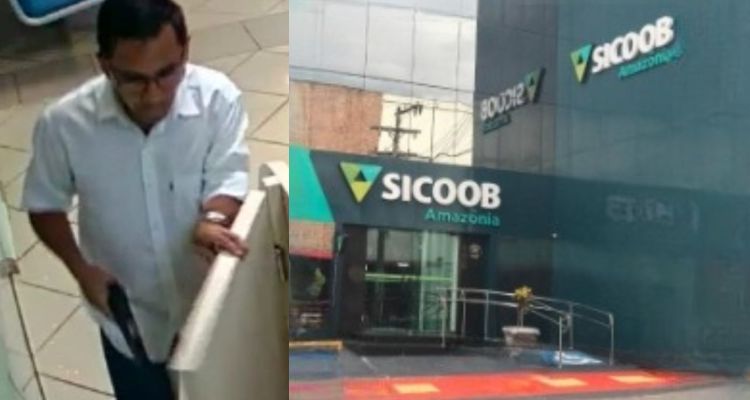 Polícia Civil prende homem que invadiu e roubou R$ 1,2 milhão da agência Sicoob em Manaus