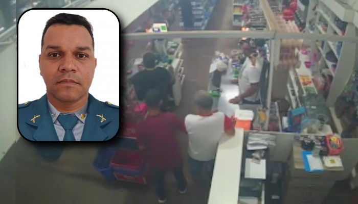 Policial luta até o último segundo de vida para impedir arrastão em mercadinho; veja vídeo