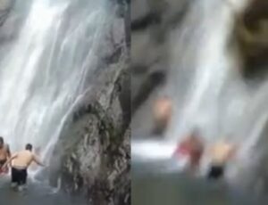 Tragédia: homem morre da pior maneira possível enquanto toma banho em cachoeira; veja vídeo