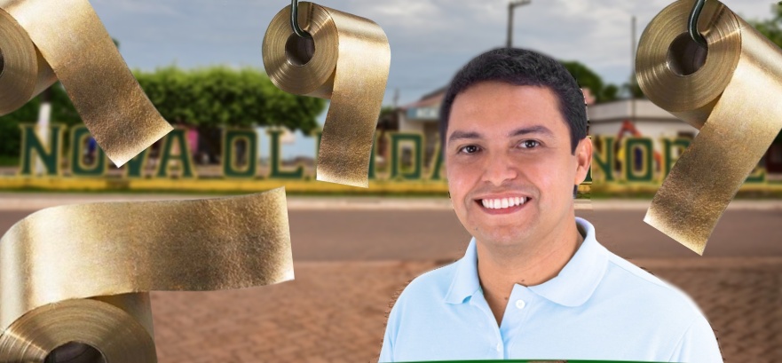 Bumbum de ouro: prefeito de Nova Olinda gasta quase R$ 1 milhão e meio em papel higiênico e outros produtos