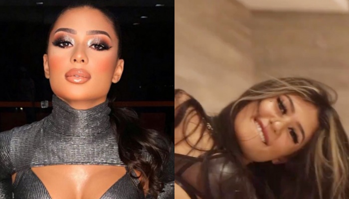 MC Kyra deixa marmanjos babando ao postar vídeo usando fio dental fininho; veja