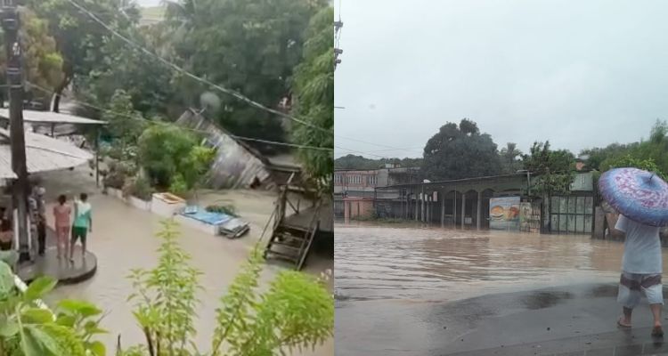 67 ocorrências já foram registradas pela defesa civil durante temporal em Manaus