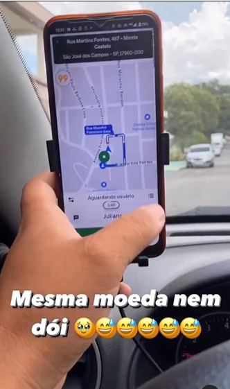 Motorista de aplicativo cancela corrida e causa polêmica após se vingar de passageira; veja video
