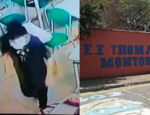 URGENTE: veja momento em adolescente esfaqueia professoras durante atentado em SP