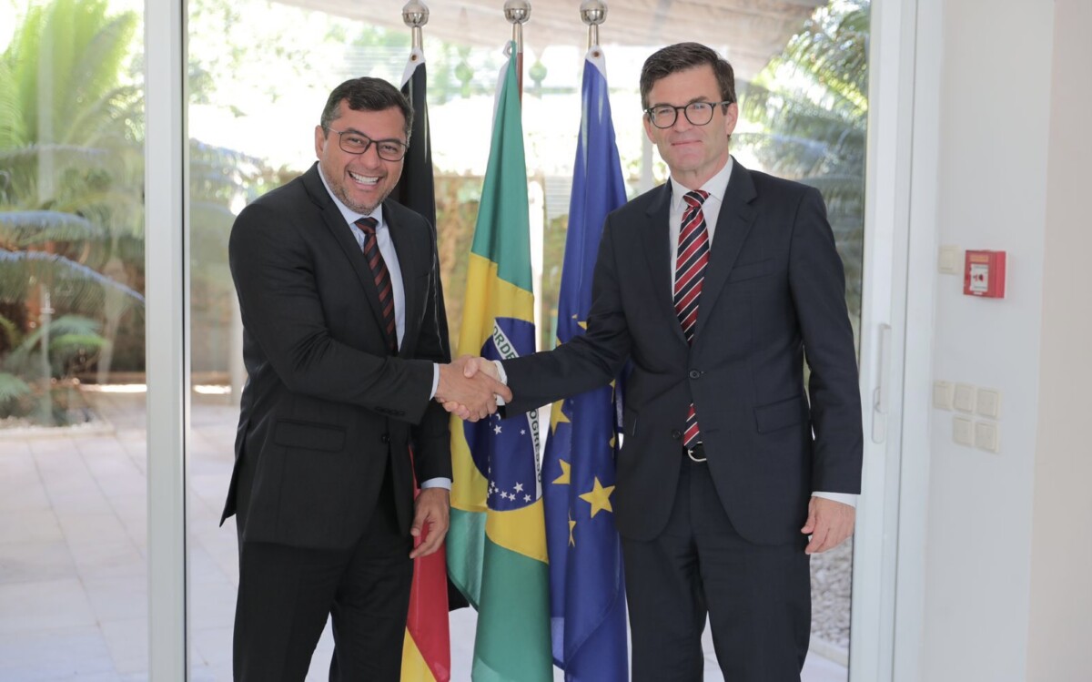 Wilson Lima busca parceria com governo alemão e BID para implantação de Escolas da Floresta