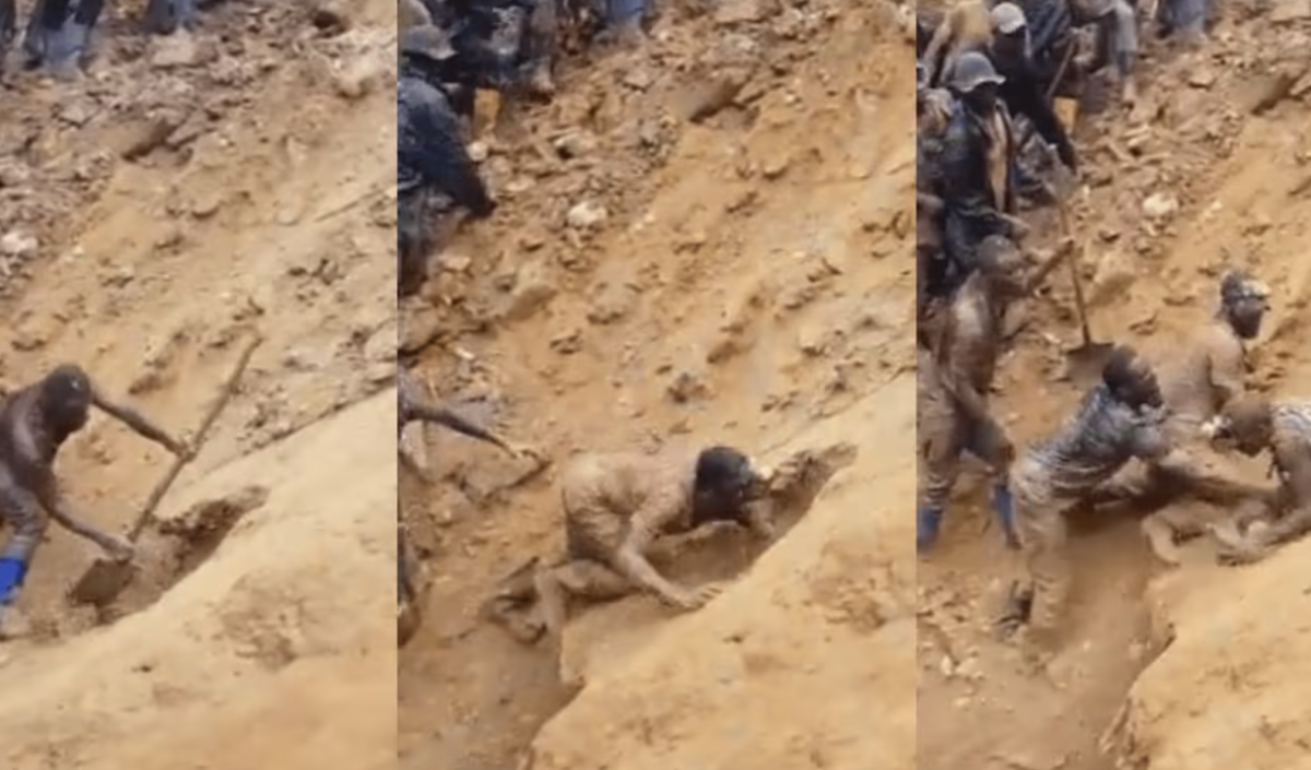 População une força para resgatar trabalhadores em mina de ouro enquanto ela desaba; veja vídeo