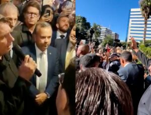 Bolsonaro faz discurso histórico na sede do PL e interage com apoiadores; veja vídeos