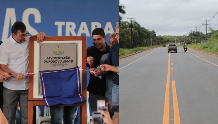 Wilson Lima entrega rodovia Carlos Braga, agora AM-151, totalmente revitalizada em Iranduba