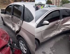 Grave acidente no bairro Japiim deixa carros destruídos e pessoas feridas; veja vídeo