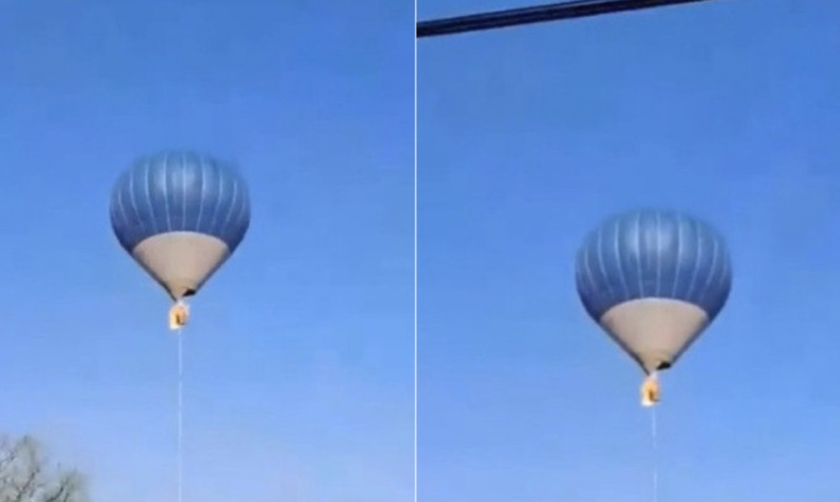 Duas pessoas morrem após cesto de balão pegar fogo no ar; veja vídeo