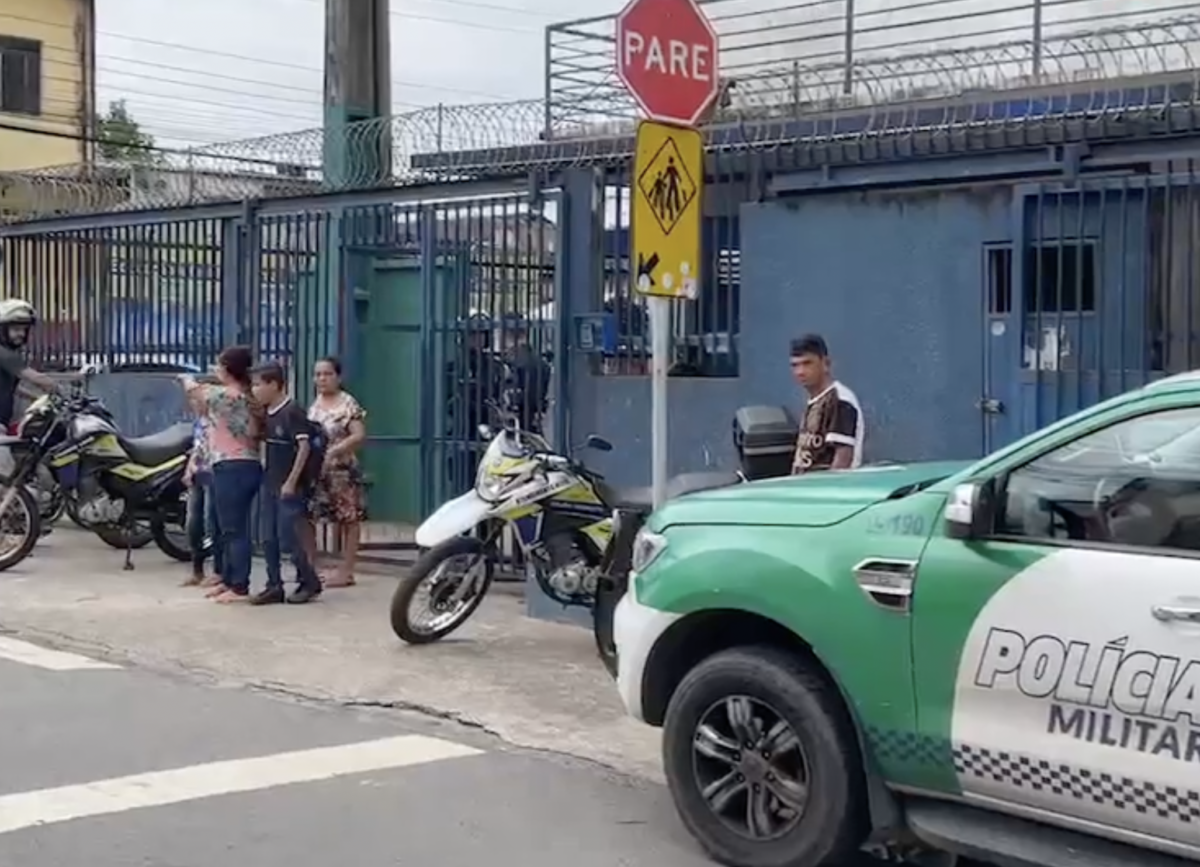 Urgente: aviso de massacre em escola pública aterroriza população, em Manaus; veja vídeo