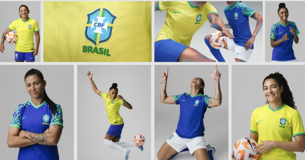 CBF apresenta novos uniformes da Seleção feminina para Copa do Mundo de 2023, com homenagem à Amazônia