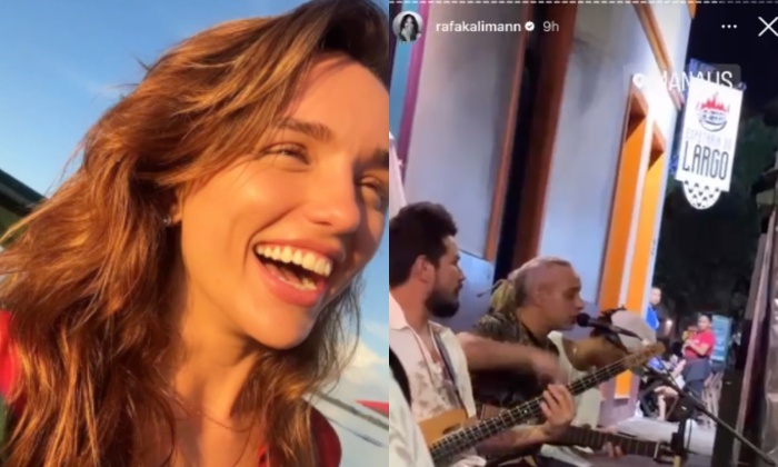 Rafa Kalimann passa aniversário de 30 anos em Manaus e vai tomar cerveja no Casario, ao lado do Largo; veja vídeo