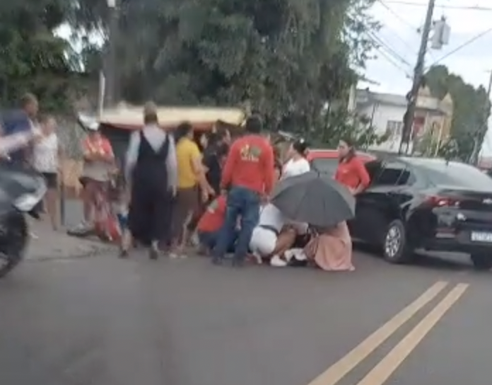 Urgente: acidente de trânsito deixa feridos na Zona Sul de Manaus; veja vídeo