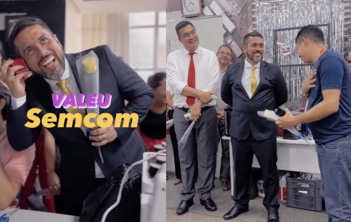 Jack Serafim recebe homenagem em sua despedida da Semcom: “Tornou a comunicação de Manaus uma referência”