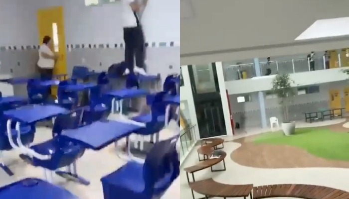 Atentado no Colégio Adventista deixa mães e alunos desesperados em Manaus; veja vídeos