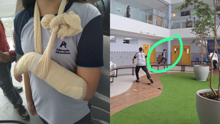 Aluna vítima de atentado no Colégio Adventista recebe alta médica, em Manaus; veja