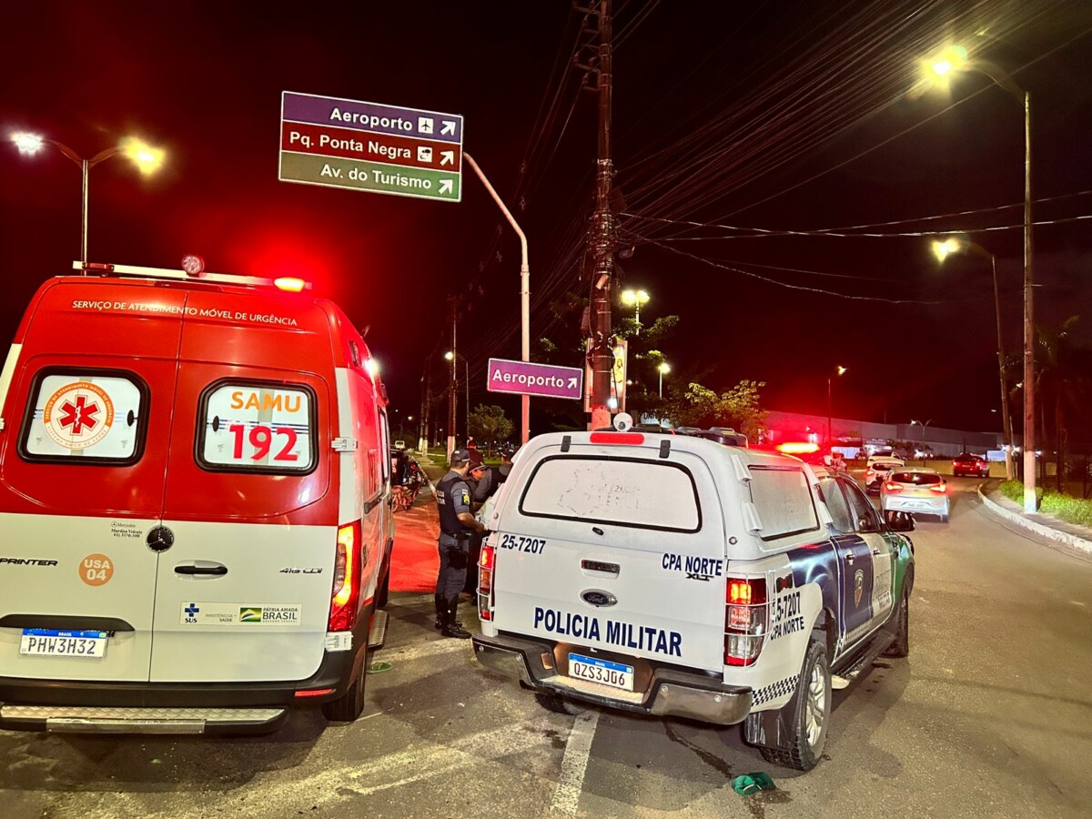 Morador em situação de rua é atropelado por motoboy na Torquato Tapajós