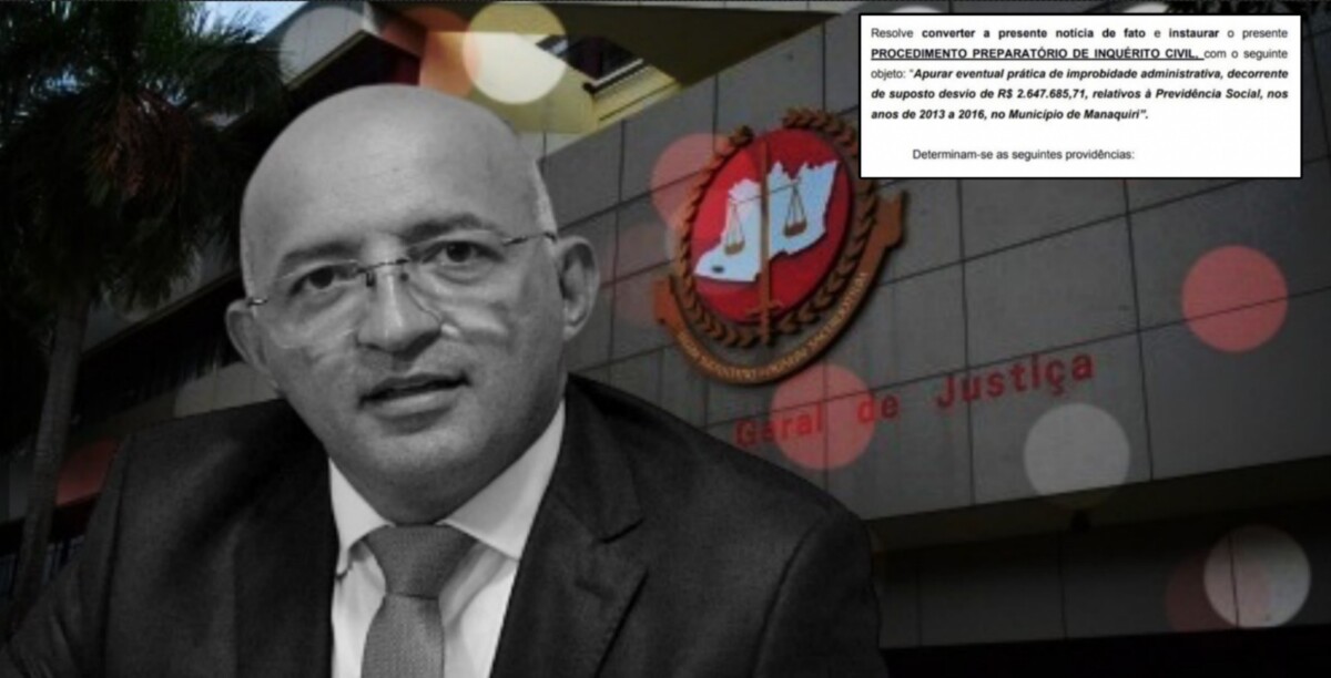 Prefeito Jair Souto entra na mira do MP suspeito de desviar mais de R$ 2,6 milhões da Previdência Social de Manaquiri