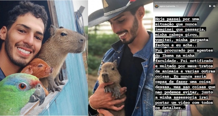 Influenciador do Amazonas que viralizou nacionalmente por criar Capivara é denunciado ao Ibama e desabafa: ‘nunca imaginei’