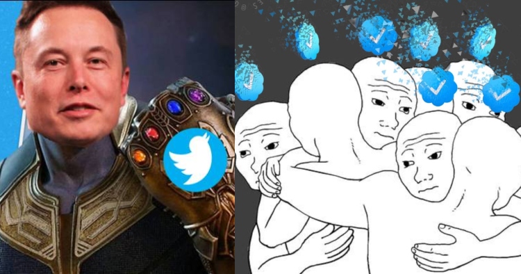 Elon Musk remove selo azul do Twitter de famosos que não pagaram verificação