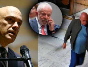 Bomba: Moraes determina quebra do sigilo de imagens do Planalto no 8 de Janeiro