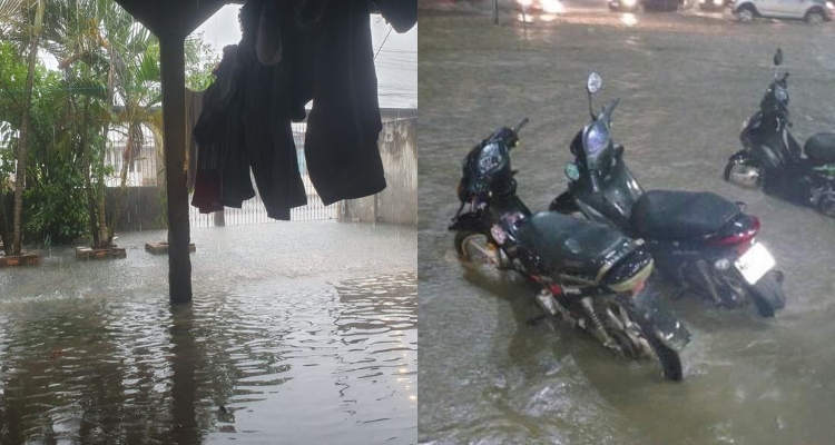 Zona Leste de Manaus é a mais afetada após forte chuva deste sábado, diz Defesa Civil