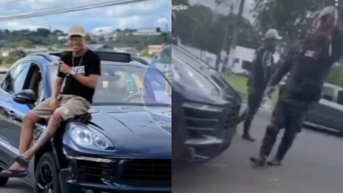 Influenciador Lucas Picolé discute com PM e diz ter sido multado injustamente; veja vídeo