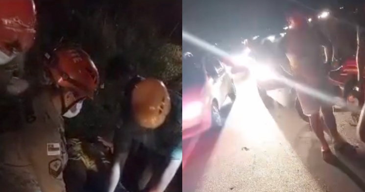 Duas pessoas ficam gravemente ferid4s após acidente de moto em estrada no Amazonas; veja vídeos