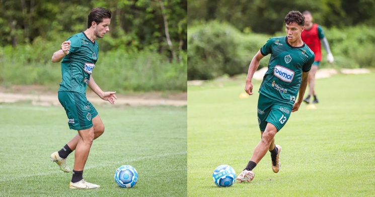 Manaus anuncia meias Gabriel Correia e Gustavinho para a Série C
