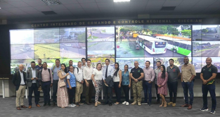 Combate ao desmatamento: SSP-AM recebe comitiva do Governo da Colômbia