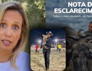Luisa Mell expõe Agenor Tupinambá imobilizando porco em rodeio e fãs reagem: "perseguição"