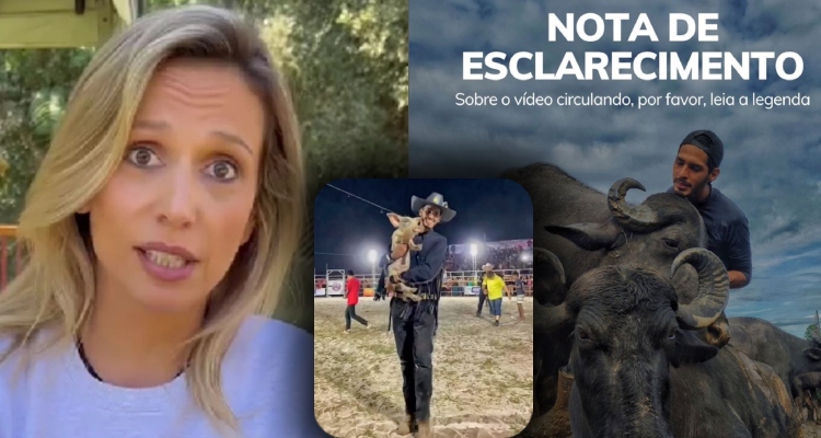 Luisa Mell expõe Agenor Tupinambá imobilizando porco em rodeio e fãs reagem: “perseguição”