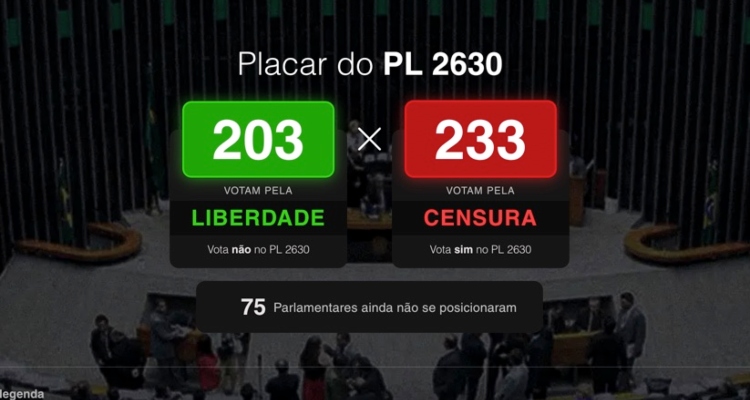 Número de parlamentares a favor da ‘PL da Censura’ continua maior; saiba como cobrar deputados