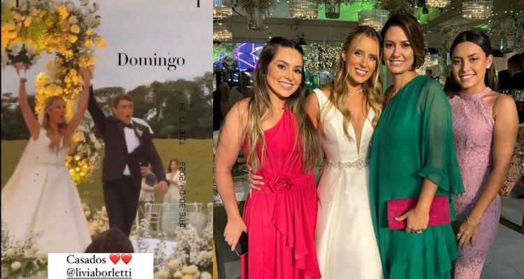 Michelle Bolsonaro participa de casamento de Nikolas Ferreira e Lívia Orletti; veja vídeo