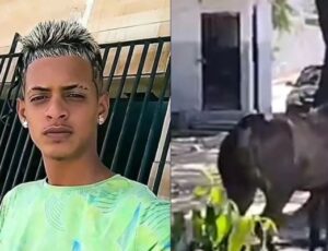 "Covardia": homem chic0teia cavalo no meio da rua e gera revolta nas redes sociais; veja vídeo