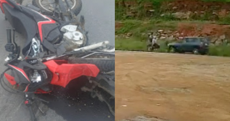 Grave acidente entre moto e carro deixa duas pessoas m0rtas; veja vídeo