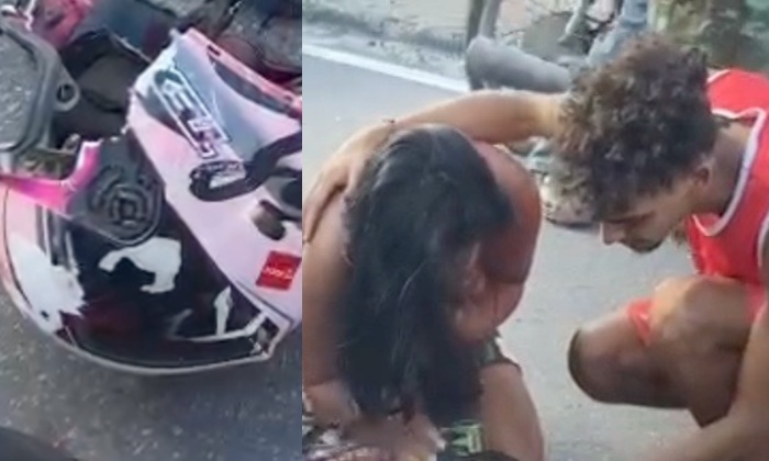 URGENTE: motoqueiro de app morre em grave acidente de trânsito no Santa Etelvina; veja vídeos