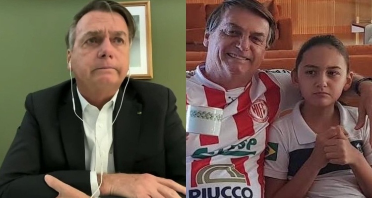 Bolsonaro diz não ter vacinado filha por medo de efeitos adversos e nega adulteração em cartão de vacinação