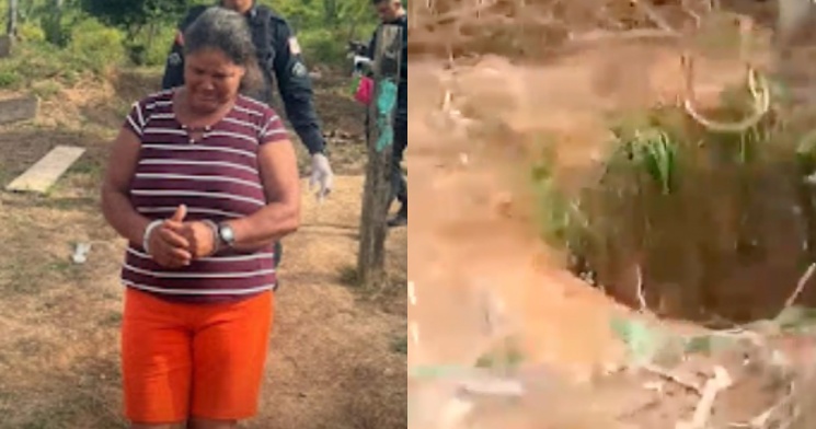 Cansada de ser agredida, mulher mat4 marido na marr&tada e joga c0rpo em poço; veja vídeo