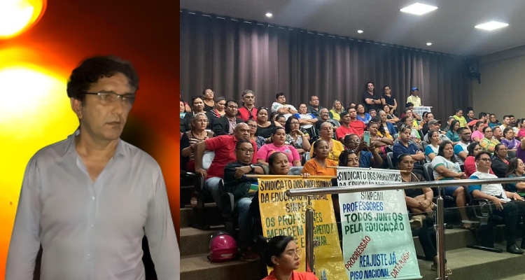 Prefeito de Itacoatiara falta audiência, “enrola” professores e sinaliza que não fará reajuste de salários