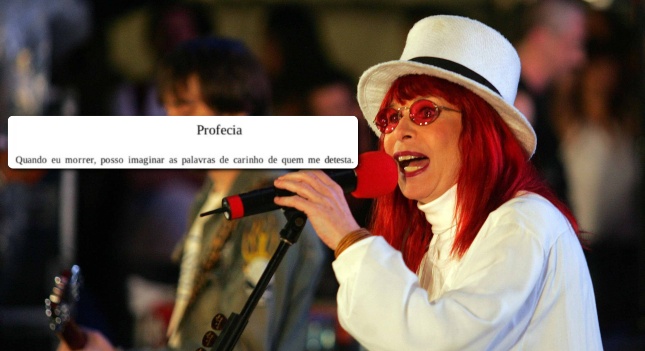 Rita Lee deixou mensagem sobre como seria repercussão da sua morte, e acertou; veja