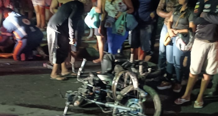 Urgente: casal m0rre em grave acidente com moto no Santa Etelvina