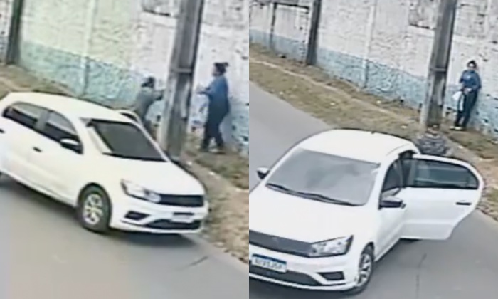 Procura-se bandidos do Gol branco que estão fazendo arrastões em toda Manaus; veja vídeo